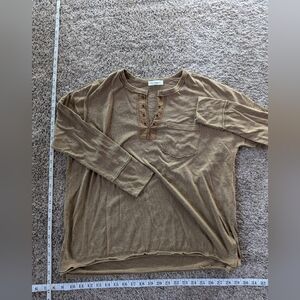 Light brown long sleeve shirt